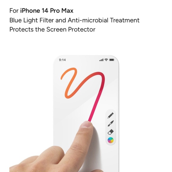 ZAGG iPhone 14 Pro Max (glass elite vision guard screen protector) NWT - Picture 12 of 13